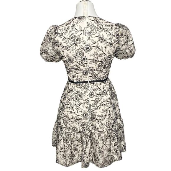 Gal Meets Glam Viola Raffia Embroidered Dress - Picture 3 of 15